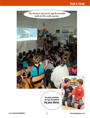 Bienvenue dans ma classe : Noël à l'école