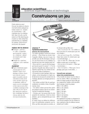 Construisons un jeu électrique (6)