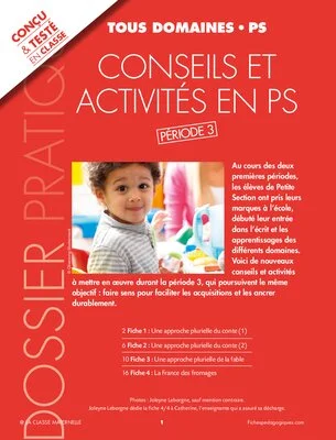 Conseils et activités en PS - Période 3