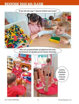 Bienvenue dans ma classe : les jeux libres