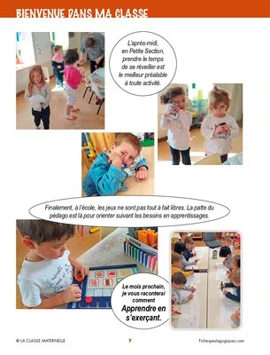 Bienvenue dans ma classe : les jeux libres