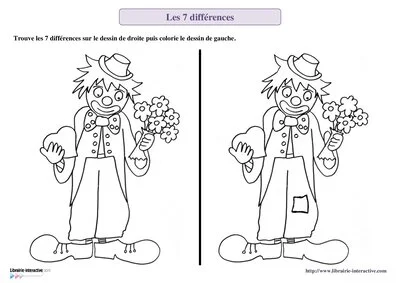 Les 7 différences de carnaval