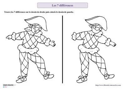 Les 7 différences de carnaval