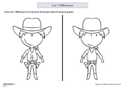 Les 7 différences de carnaval