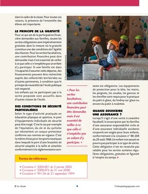 Organiser une sortie scolaire