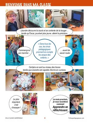 Bienvenue dans ma classe : apprendre en s'exerçant