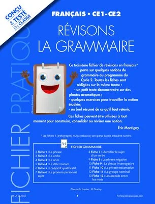 Révisons la grammaire