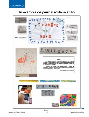 Conseils et activités en PS - Période 4