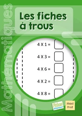 Les fiches à trous (CM1/CM2/SEGPA)