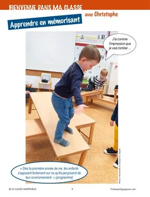 Bienvenue dans ma classe : apprendre en mémorisant