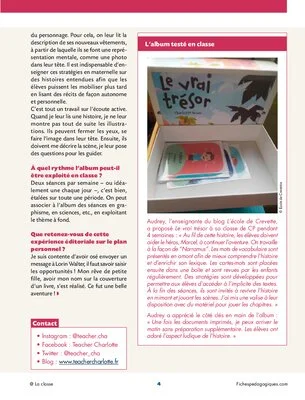 « J'ai écrit un livre dont les élèves sont les héros »