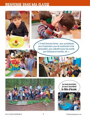 Bienvenue dans ma classe : apprendre en jouant