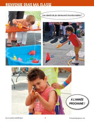 Bienvenue dans ma classe : la fête d'école