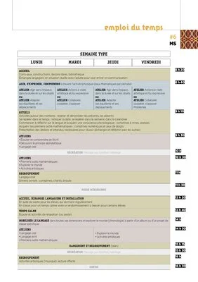 Emplois du temps MS 2022