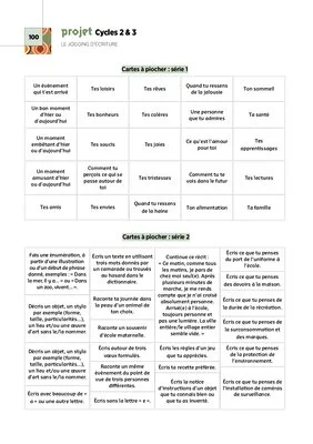 Emplois du temps, programmations et Projets Cycles 2 & 3 2022