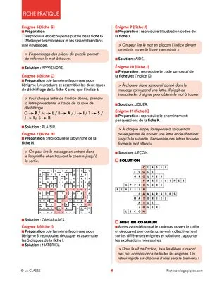 Jeu coopératif de rentrée