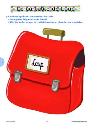 « Le loup qui voulait aller à l'école » - Sac à histoires