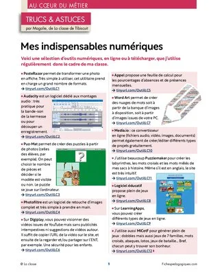 Mes indispensables numériques