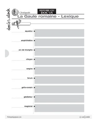 Histoire CE2 / L'Antiquité (2)