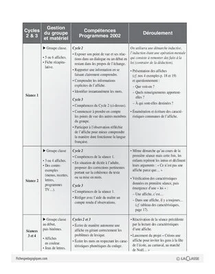 Créons une affiche
