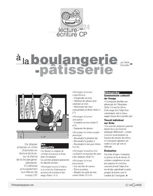 A la boulangerie-pâtisserie