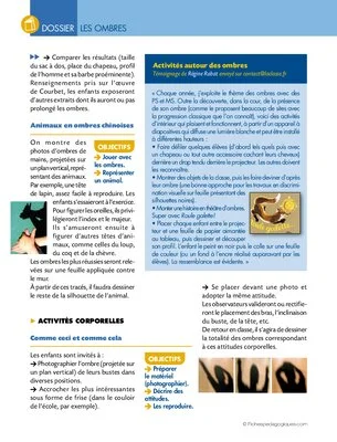 Jouons avec les ombres (dossier)