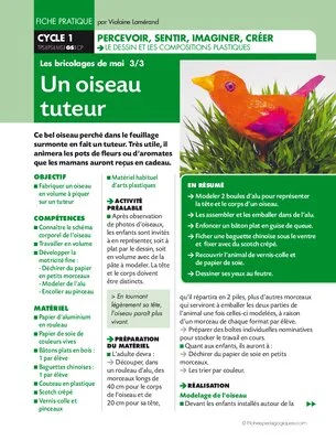 Un oiseau tuteur