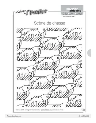 Pavages africains / Scènes de chasse