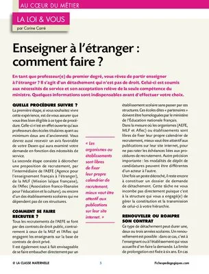 Enseigner à l’étranger : comment faire ?