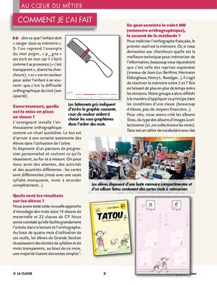 « J'expérimente l'enthousiasme orthographique dans ma classe »