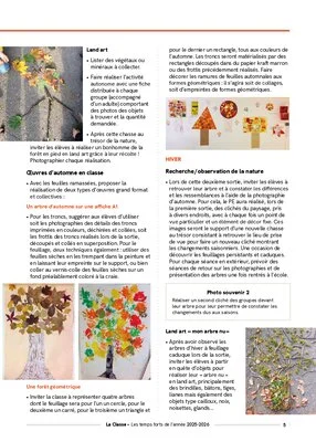 La forêt au gré des saisons