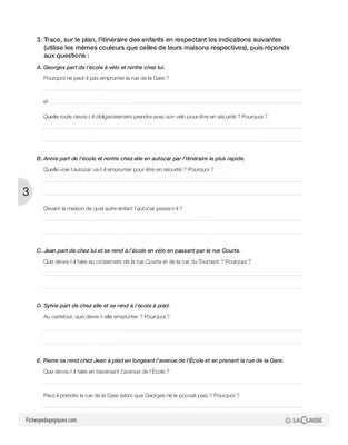 L'enfant piéton (7) / Jeu sur les itinéraires