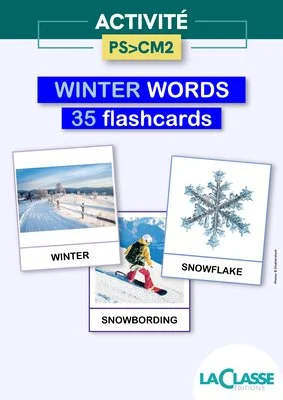 Winter words - 35 flashcards