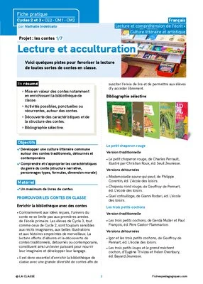 Projet : les contes