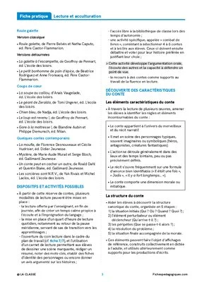 Projet : les contes