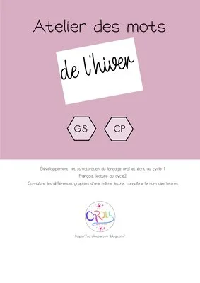 Atelier des mots de l'hiver