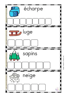 Atelier des mots de l'hiver