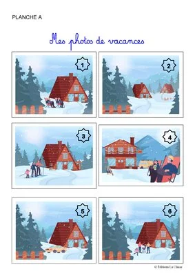 À la montagne - Exercice de lecture-compréhension pour CE1-CE2