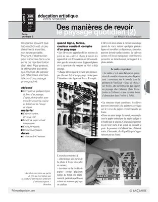 Des manières de revoir le paysage au quotidien (2)