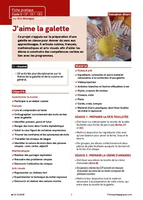 J'aime la galette - 20 activités pour le Cycle 2