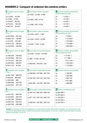 300 exercices flashs de mathématiques niveau CM1-CM2