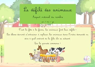 Le défilé des animaux