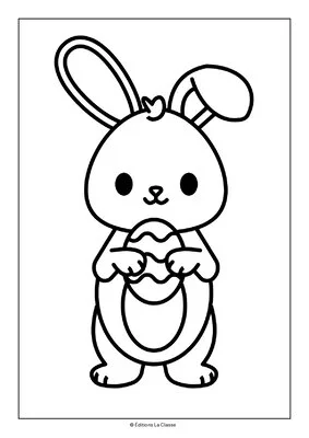 Coloriages d'avril : 14 fiches lapins, œufs et poussins