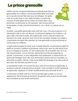Le prince grenouille