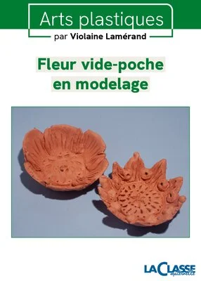 Fleur vide-poche en modelage