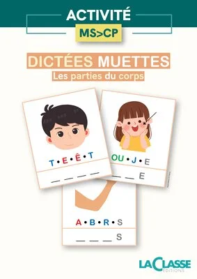 Dictées muettes - Les parties du corps