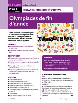 Olympiades de fin d'année