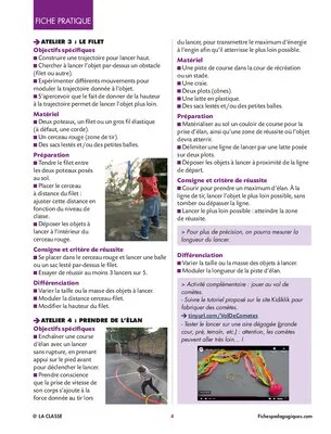 Activités athlétiques au Cycle 2