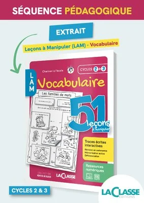 LAM Vocabulaire - Les homonymes (extrait)