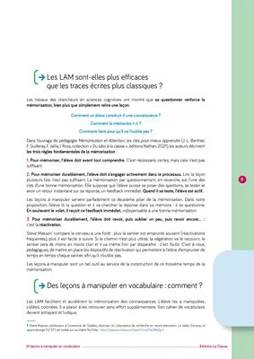 LAM Vocabulaire - Les homonymes (extrait)